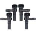 Newyall Set Of 4 Front And Rear Left Driver Right Passenger Side Abs Wheel Speed Sensor