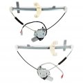 Ocpty Rear Driver And Passenger Side Power Window Regulator W Motor Compatible With 2007-2009 For Chrysler Aspen 2004-2009
