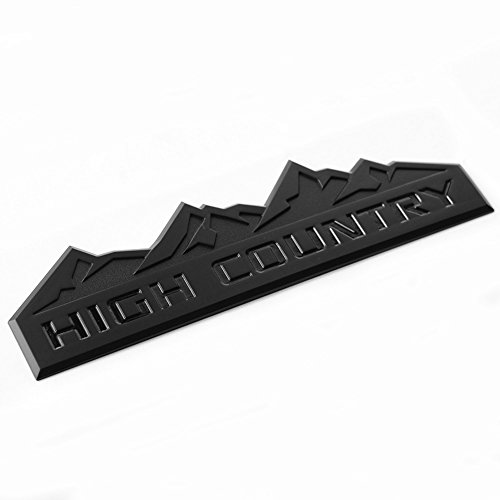 2x OEM 4 X 4 Door Emblem Badge 4x4 Nameplate 3D GM Silverado Sierra Matte Black