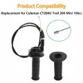 Wflnhb Throttle Hand Grips Cable Clamp Kit Replacement For Ct200u Trail 200 Mini 196cc Bike
