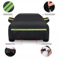 Waterproof Car Cover For 2011 2026 Hyundai Veloster 6 Layers All Weather Protection With Cotton Liner Zipper Door And Windproof