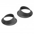 Nissan Frontier 2008-2019 Fog Light Bezel Driver And Passenger Side Pair For Steel Bumper Plastic Replacement Ni1038117 