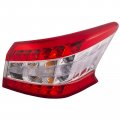 Right Passenger Side Tail Light Assembly For Nissan Sentra 2013 2014 2015 Incandescent Type With Bulbs Model 265503sg0a 
