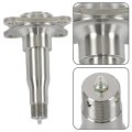 2 Sets Weld-on Round 84 Spindle With Brake Flange Trailer Bearing Kit 9 Pieces Set 