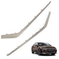 Front Bumper Face Bar Trims Molding Step Pads For 2018 Sonata Left And Right Chrome Replacement Set Hy1046112 Hy1047112 