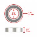 Caltric Complete Camshaft With Bearings Chain Tensioner Compatible Honda Trx400x Trx 400x 2x4 2009 2010-2014