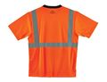 Glowear 8289bk Ansi Black Bottom High Visibility Orange Reflective Safety T-shirt 4x-large 