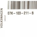 Volkswagen 07k103211b Genuine Oem Vent Hose