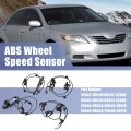 Uxcell 4pcs Front Rear Left Right Abs Wheel Speed Sensor No 89542-0r010 89543-0r010 89545-0r050 89546-0r050 For Toyota Rav4