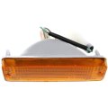 Toyota Pickup Turn Signal Light Passenger Side Amber Lens 1984 To 1988 Fits 8151089130 And To2521105 Halogen Lamp Assembly 