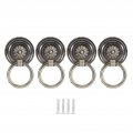 4pcs Door Knocker Antique Zinc Alloy Drawer Closet Cabinet Handles Hardware Fittingantique Copper For Family Qinggu-large Size
