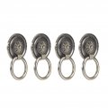 4pcs Door Knocker Antique Zinc Alloy Drawer Closet Cabinet Handles Hardware Fittingantique Copper For Family Qinggu-large Size