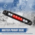 Auto Dynasty Led Rear High Mount 3rd Third Tail Brake Stop Light Cargo Lamp Compatible With Dodge Dakota 97-07 Black Housing