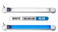 Led Rail Light Pivoting 2-color White Blue 12 Lamp Vdc Courtesy Convenience 3-way On Off Switch 