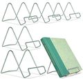 Silver Wire Easel Display Stand Smooth Chrome Metal 3 Inch Pack Of 6 