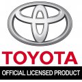 Au-tomotive Gold Tear Drop Key Chain For Toyota Chrome