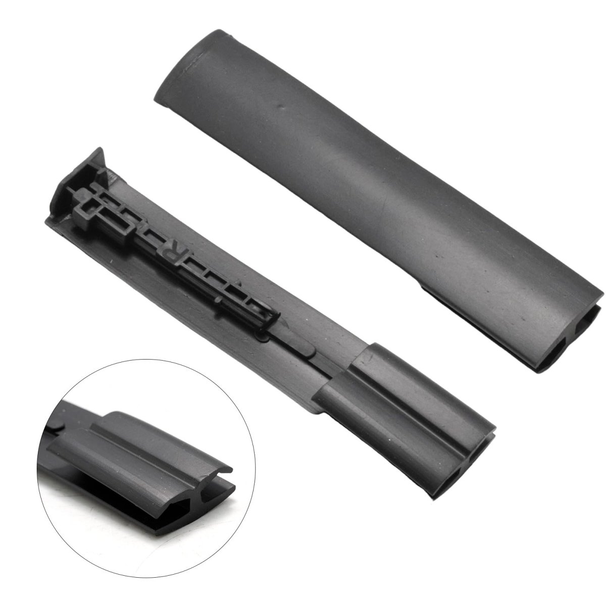 Hoypeyfiy 75555-48061 Roof Drip Side Finish Trim Molding Left And Right Replacement For Toyota Highlander Hybrid 2008-2013