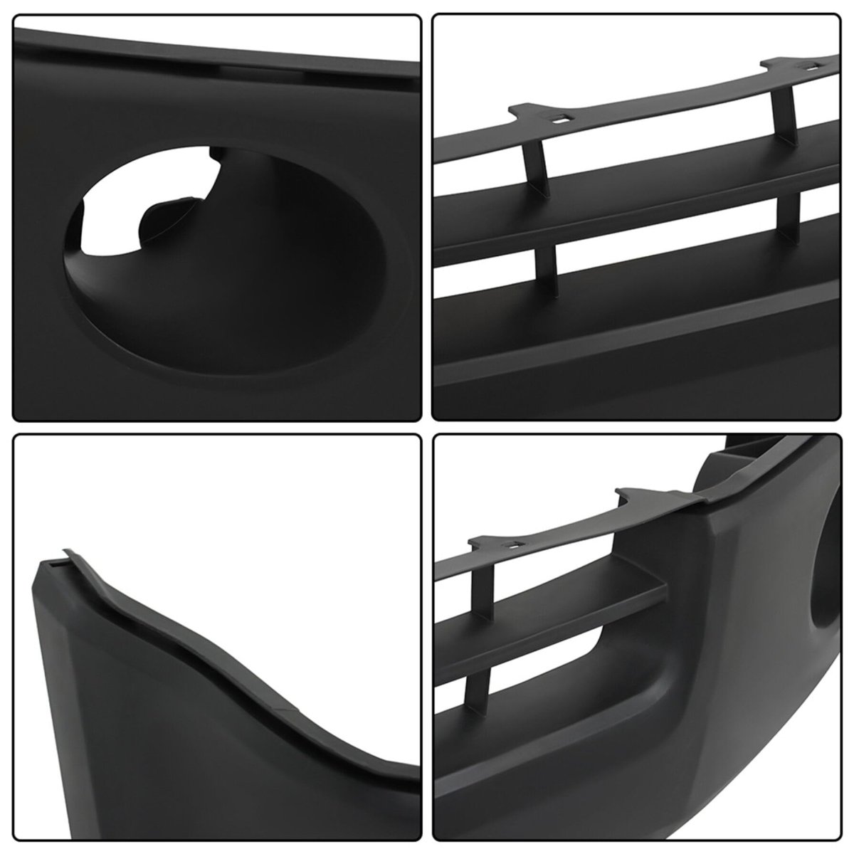 Textured Front Lower Bumper Cover Replacement For Expedition Xlt 2007 To 2014 7l1z17d957aa Fo1000631 Black Plastic