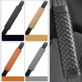 2pcs Car Seat Belt Cover Pad Soft Leatherbelts Breathable Seatbelt Cushion With Plaid Design All Seasons Universal Interior 
