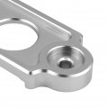 Kimiss Battery Tie Down Mount Bracket Aluminum Car Hold Lock Anodized For Honda Civic Crx 1988-2000 Silver