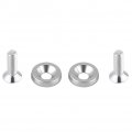 Kimiss Battery Tie Down Mount Bracket Aluminum Car Hold Lock Anodized For Honda Civic Crx 1988-2000 Silver