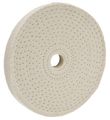 Woodstock D2500 Buffing Wheel Spiral Sewn 4-inch By 40 Ply 1 2-inch Hole 