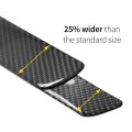 Dodge Durango X-large Black Real Carbon Fiber 4 Pcs Universal Door Sill Step Protector Guard Decal Plates