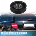 X Autohaux 1 Set Ac Compressor Clutch Replacement For Mercedes C300 C350 2008-2012 Black