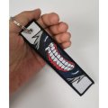 Gearcatweel 1 Pack Anime Keychain Tag Jet Chain Cartoon Embroidered With Key Ring Edc For Motorcycles Scooters Atv Car And