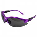 Birdz Eyewear Flamingo Safety Glasses For Nurses Dental Assistant Shooting Sunglasses Women Ladies Men Black Purple Frame W 