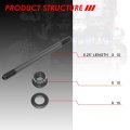 Auto Dynasty 12-point Hex Nut Engine Cylinder Head Studs Assembly Kit For Dodge Neon Srt-4 Chrysler Pt Cruiser Turbo 2 4l 03-09