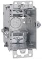 Lxowc-25 3 X-1 Switch Box Old Work Gang 1 2 Ko Ear W Clamps 8523 