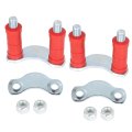 2pcs Rear Leaf Spring Polyurethane Shackle Kit Replacement For Chevy One-fifty Series 1955 