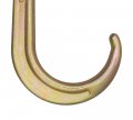 Mytee Products 2 Pack 15 Inch J Hook Heavy Duty Grade G70 Tow Axle Strap Wrecker Roll Back Clevis 5400 