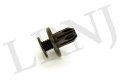Radiator And Front Grille Scrivet Service Kit Dyq100230 For Discovery 2 Defender Freelander 1 Pack Of 10 Black Replacement