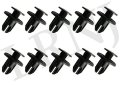 Radiator And Front Grille Scrivet Service Kit Dyq100230 For Discovery 2 Defender Freelander 1 Pack Of 10 Black Replacement