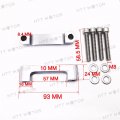 Httmt Bbfb-002- Front Fender Spacer Bracket Compatible With 23 26 H-d 96-13 Road King Fltr 07-13 Flhx Chrome