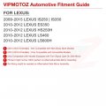 Vipmotoz Sequential Led Side View Mirror Turn Signal Lights Compatible With 2009-2015 Lexus Is250 Is350 10-12 Es350 Hs250h