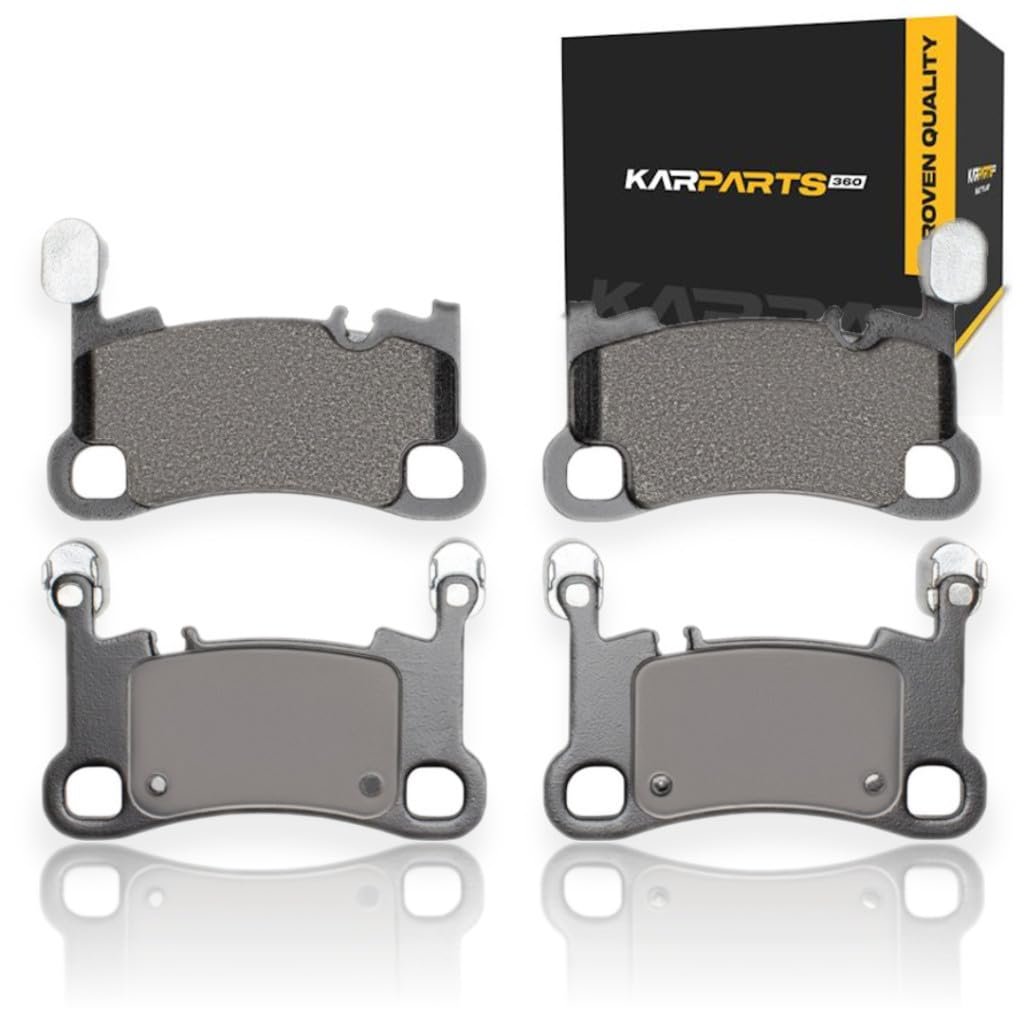 Front Brake Pads For Porsche Cayenne 2022 2023 Low Metallic With Electronic Pad Wear Sensor 3 15 In Inner Height