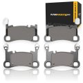 Front Brake Pads For Porsche Cayenne 2022 2023 Low Metallic With Electronic Pad Wear Sensor 3 15 In Inner Height