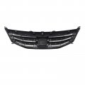 Topteng Front Bumper Grill Upper Hood Black Chromee Grill Fits For Honda Accord 2011-2012