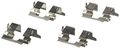 Quality Brake Parts 13254 Disc Hardware Kit For Rear Position 
