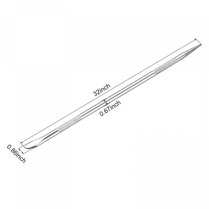 32 Inch Aligning Pry Bar Round Crowbar Sleever For Prying And With Non-slip Handle
