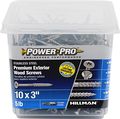 Power Pro 48628 Wood Screws 10 X 3 Premium Stainless Marine Rust Resistant Steel 5lb Tub 330 Pcs 