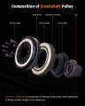 Harmonic Balancer Crankshaft Pulley For Ford Mustang 1964 1968 Bronco 1966 1968 Ranchero 1965 1967 4 3l 4 7l V8 Replaces