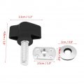 Qiilu Hardtop Bolts Screws 8pcs Universal Hard Top Fasteners Thumb Nuts For Jeep Wrangler Yj Tj Jk