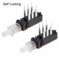 Uxcell Push Button Switch Dpdt 6 Pin 1 Position Self-locking 10pcs