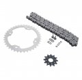 O Ring Chain And Sprocket Silver Fits 2007 2008 Yamaha Yfz450se 450 12 38 96l