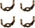 Detachable Harp Base Saddle Bottoms For Regular Duty Lamp Harps Slip 1 8 Ip Brass Plated Pack Of 4 
