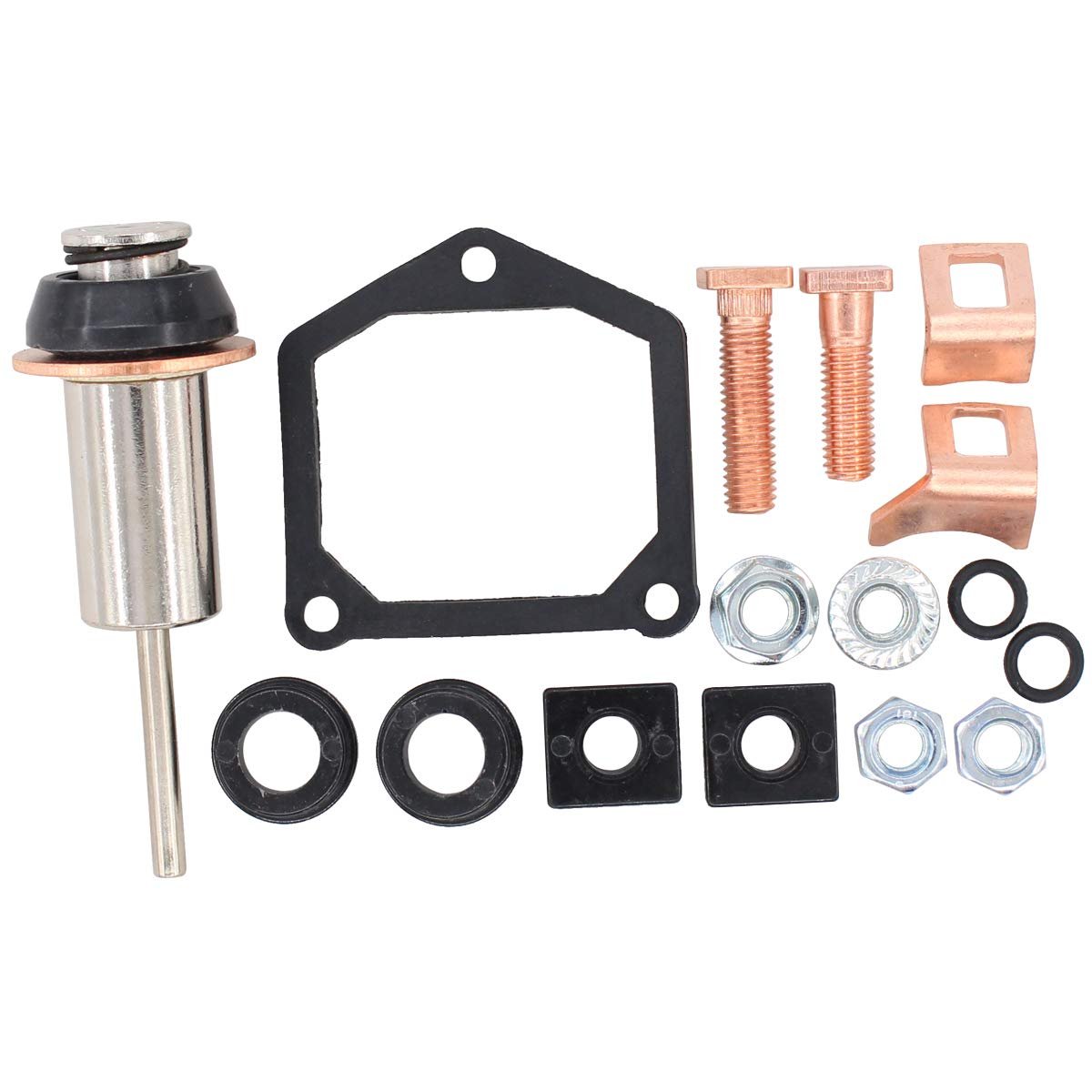 Starter Solenoid Rebuild Repair Kit Plunger Spring Contact